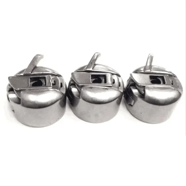 Silver Sewing Machine Metal Bobbin Spool Case For Toyota Janome Elna Bernina Singer Tool