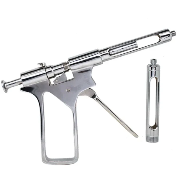 Dental Gun Syringe Stainless steel Quantitative Press Type Syringe Dental Surgical Instruments Oral Care