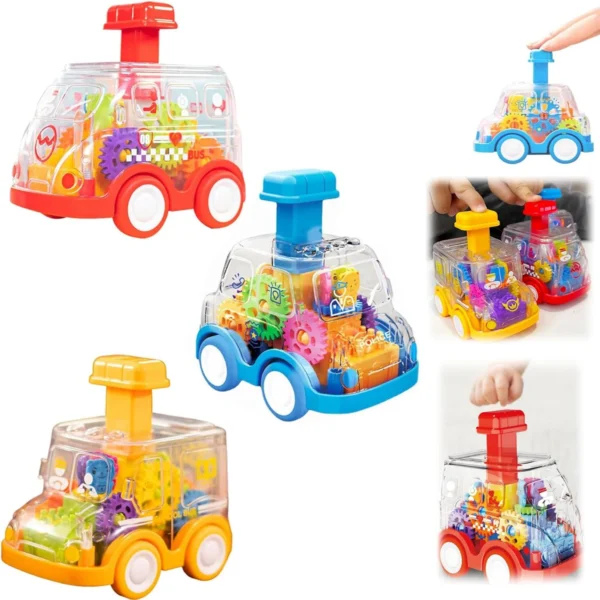 Baby Toy Cars Press and Go Car for Toddlers, Light Up Toys Birthday Gifts for Kids Boys Girls