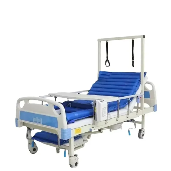 Elderly Medical Bed Full-Curved Double-Shake Multifunctional Hospital Bed Manual Lifting Bed Turning Home Therapeutic Bed
