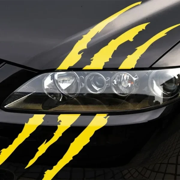 New Universal Auto Car Sticker Reflective Monster Claw Scratch Stripe Marks Headlight Decal Car Stickers car accessories Tools